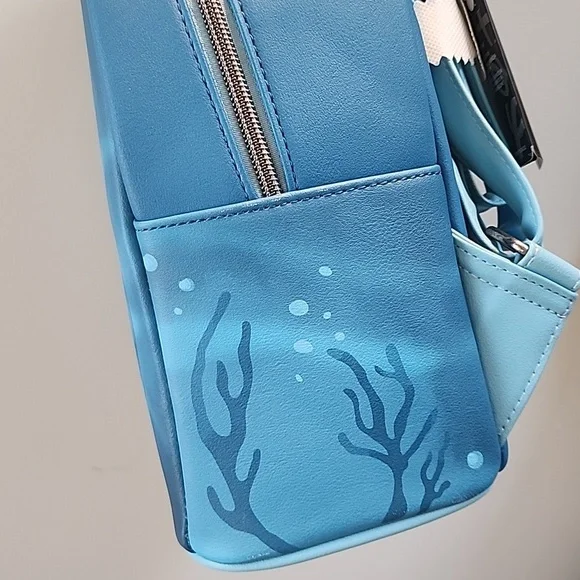 Little Mermaid Ursula Loungefly mini backpack - Picture 3 of 4
